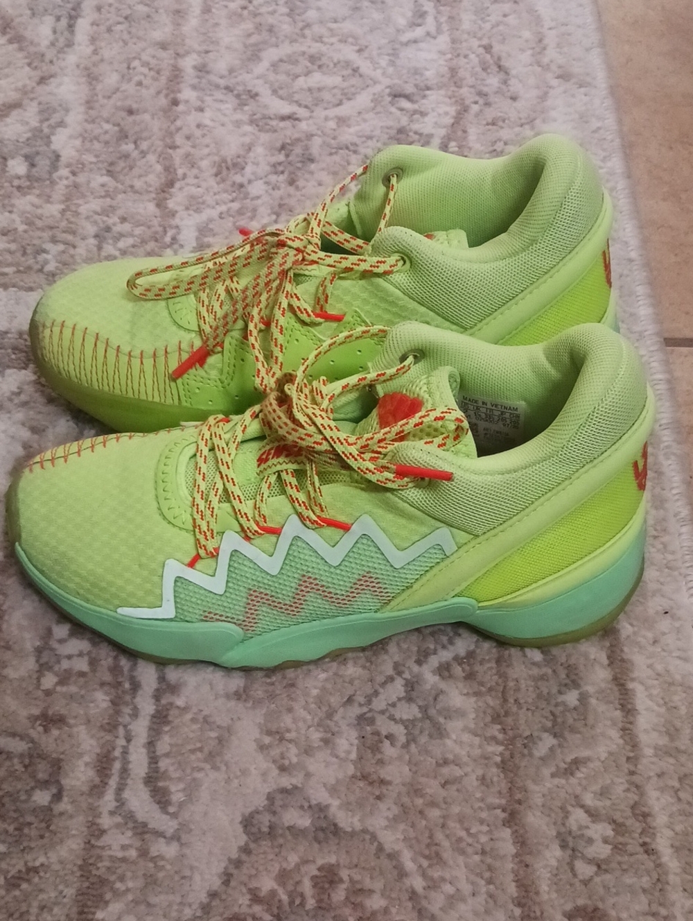 Adidas Marvel Kids Spidey Neon Lime Athletic Sneakers - Bright Green Comfort